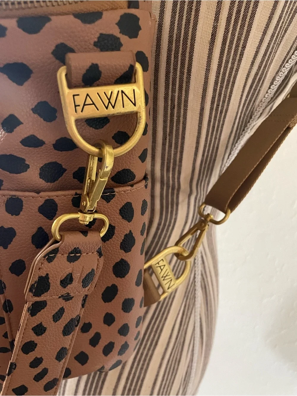Fawn Design Cheetah Diaper Bag